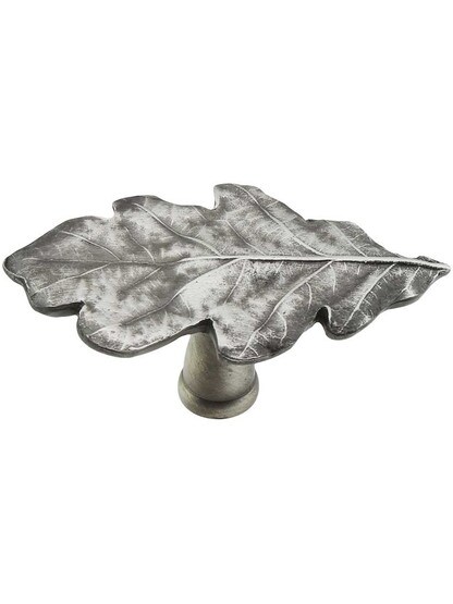 Oak Leaf Knob in Antique Pewter.